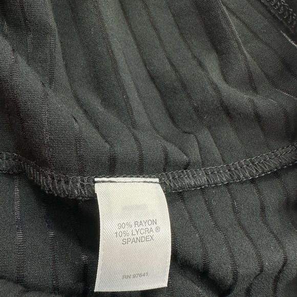 J.Jill Wearever Collection Black Ribbed Tunic Size LARGE - Picture 8 of 8